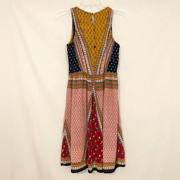 Anthropology Patrons of Peace Boho dress size M - Picture 3 of 5